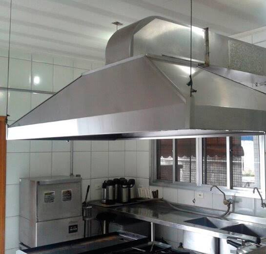 Sistema de Exaustão para Cozinhas